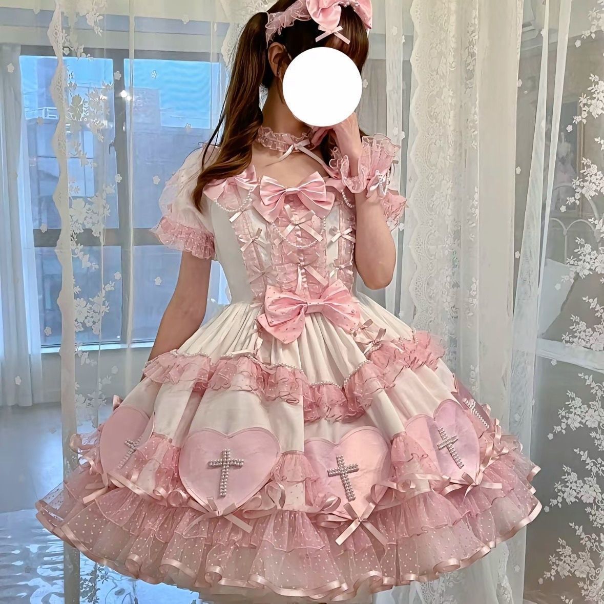 【急速発送】ロリータ王女スカートメイドロリータ女秋の万能アイテム
