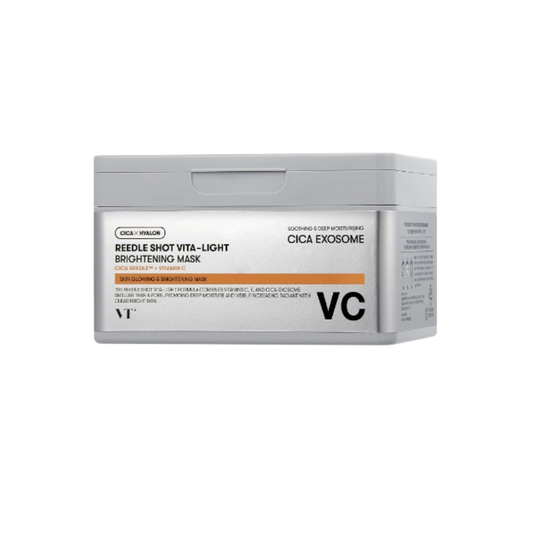 【1日1枚 簡単ビタミンCブライトニングケア 高密着/肌輝き/トーンアップ】30枚リードルショットビタ-ライトブライトニングマスク