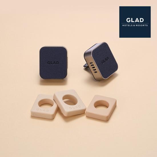 グラッドフォレスト車用芳香剤（ケース+リフィル2個入り）2種類から1つを選択してください（済州/ソウル向け）