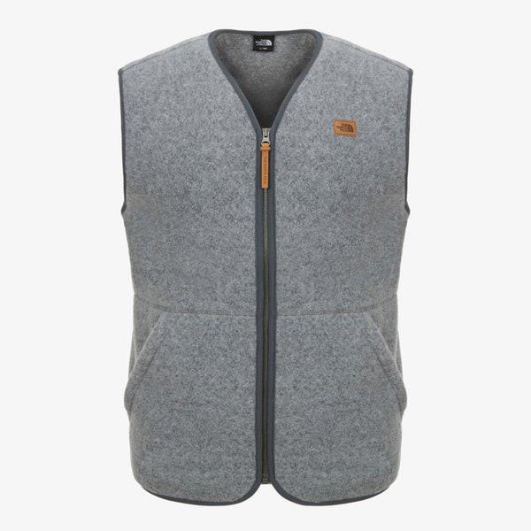 [公式] NV4FR59B ベルモウールフリースベスト LIGHT GRAY