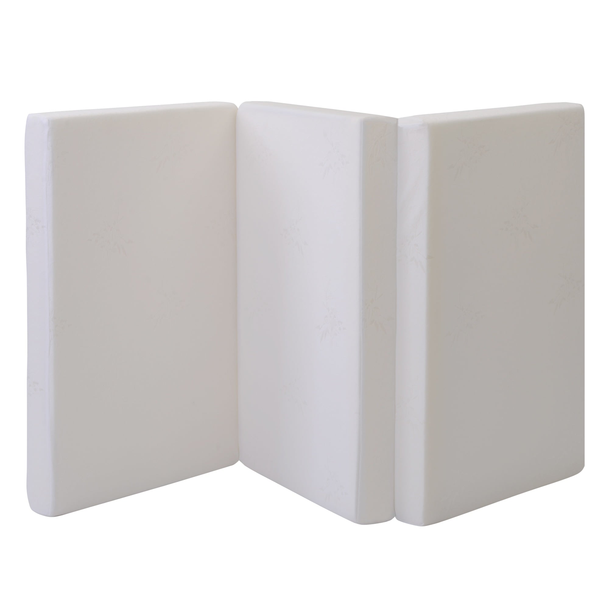 271三つ折10cm高反発マットレス シングル ホワイト 25D 120N S