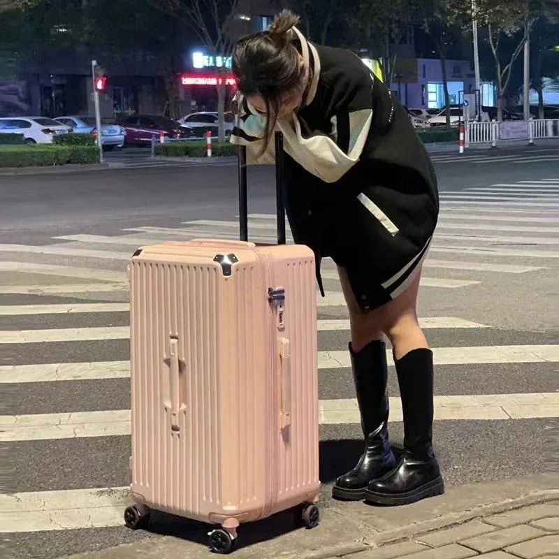 L 「24-50インチ」キャリーケース 韓国 可愛い かわいい T 超軽量 スーツケース 福袋 男女兼用 大容量 大サイズスーツケース
