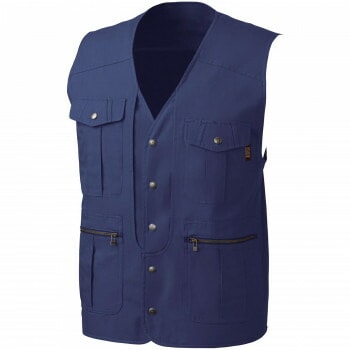 桑和 536 ベスト 4Lサイズ ネイビー（1）