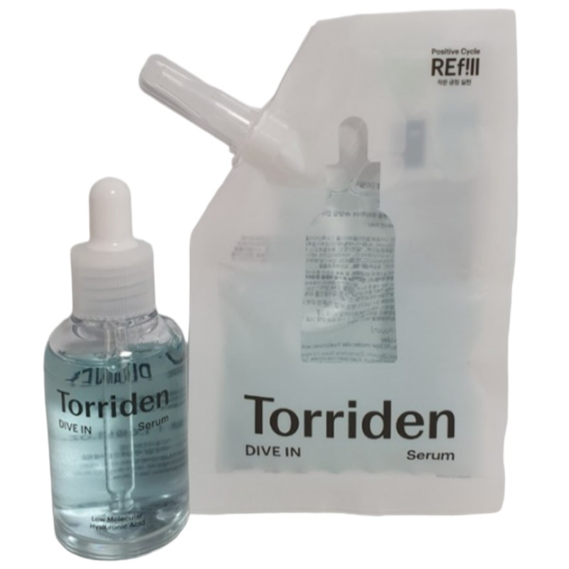 ダイブイン低分子ヒアルロン酸セラム 50ml 詰め替えセット（+詰め替えパック50ml）50ml1本