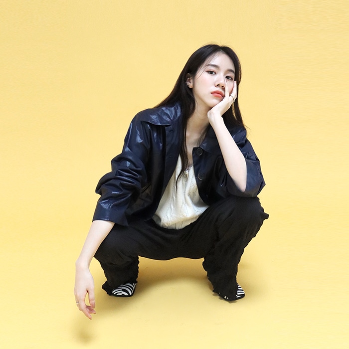 Vera single Jacket [Navy]