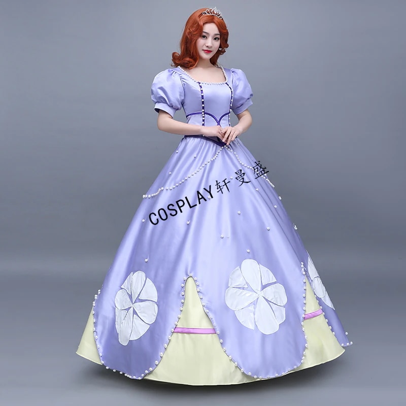 女性用 プリンセス ワンピース コスプレ衣装 レディース 大人 キャラクター コス パーティードレス 仮装 ロング ロングドレス ハロウィーン ハロウイン クリスマス 結婚式　イベント パーティMTE