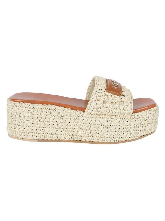 VERSACE Women Sandals 10224741A170422KJ8V Neutrals