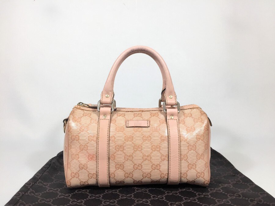 ハンドバッグ GG PVCレザー ピンク 中古品ハンドバッグ