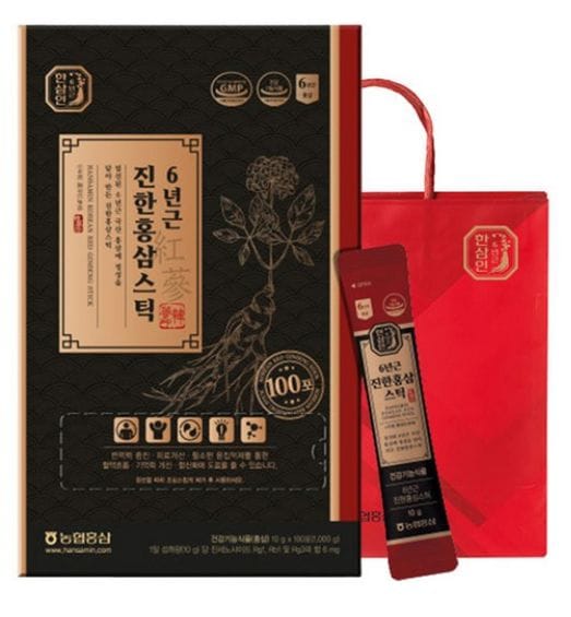 （ハンサムイン）6年根濃い紅参スティック100包（1000g）