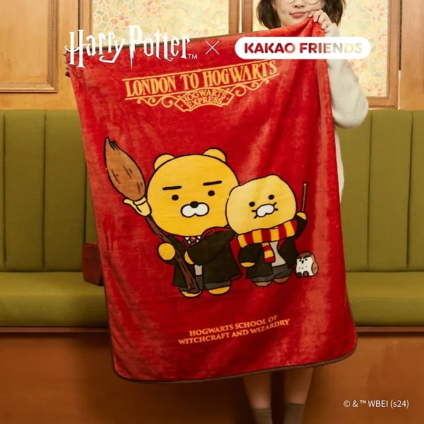 ハリーポッターxカカオフレンズ毛布_ライアン&チュンシク