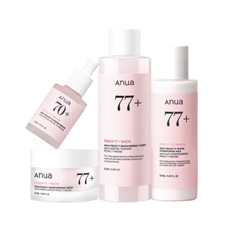 桃のトーンアップ 3STEPセット(化粧水+美容液+乳液 or クリーム)