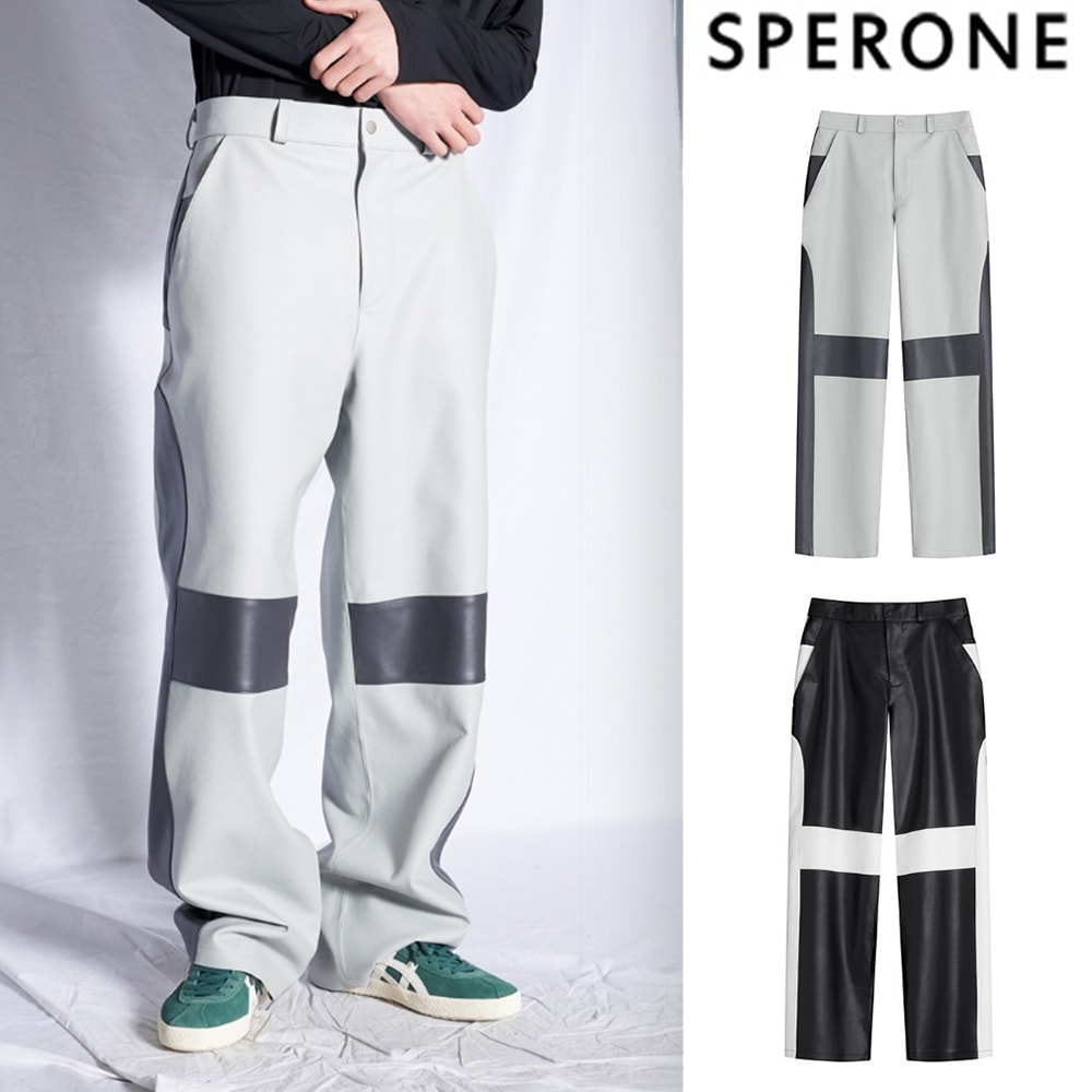 [SPERONE] Racer Leather Pants
