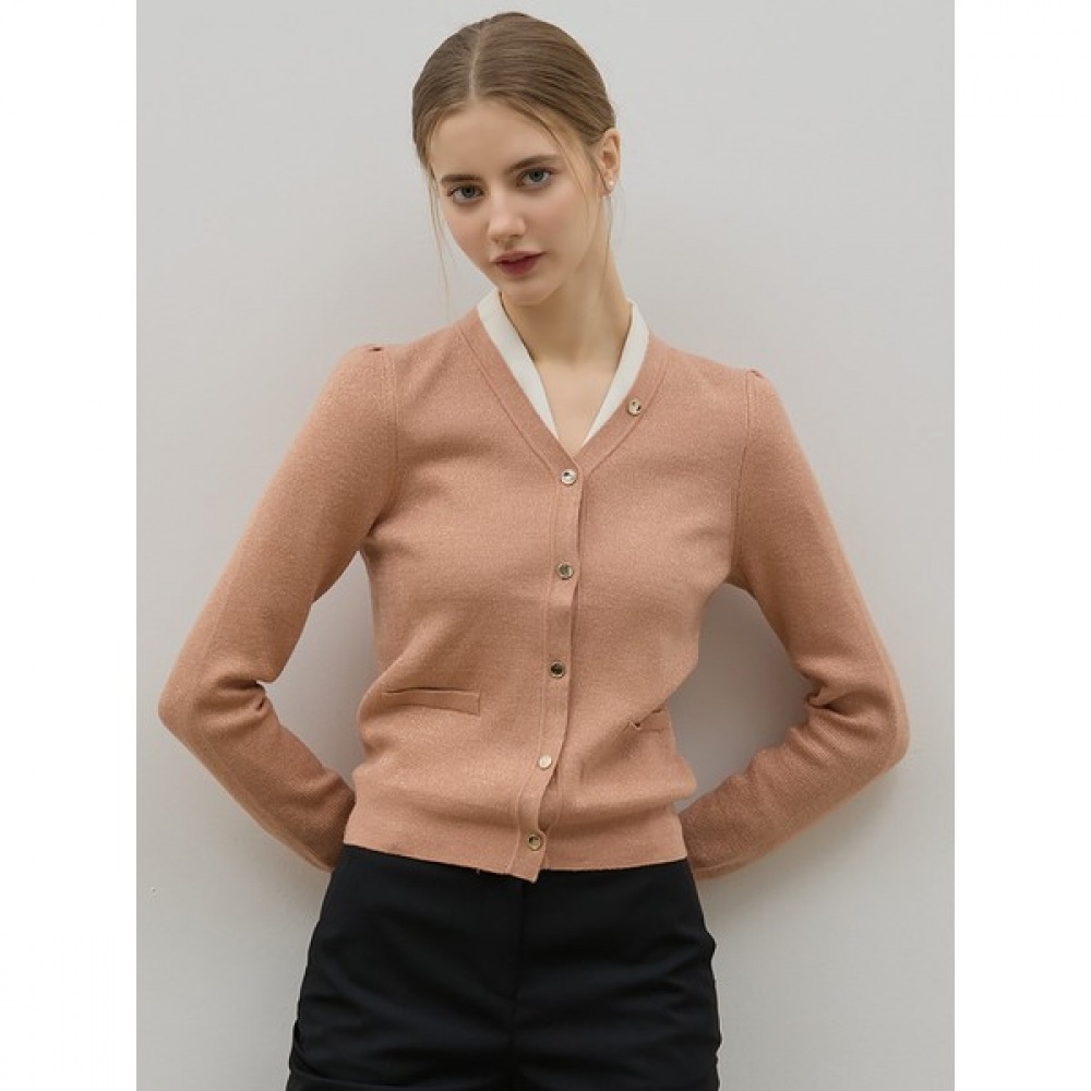 [SHS MISS] ロマンティックグリッターニットカーディガン (価格:168,000ウォン)