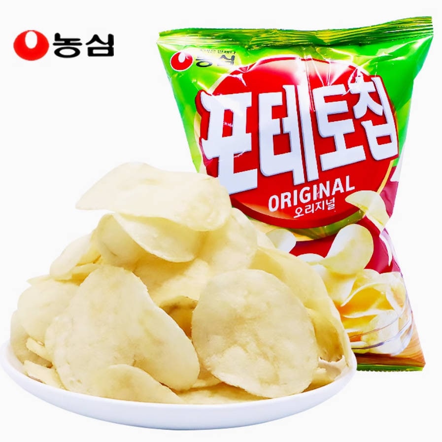 韓国 農心オニオンリング・エビスナック・ポテトチップス・えびせん・さつまいもスティック・バナナチップス 5,800円