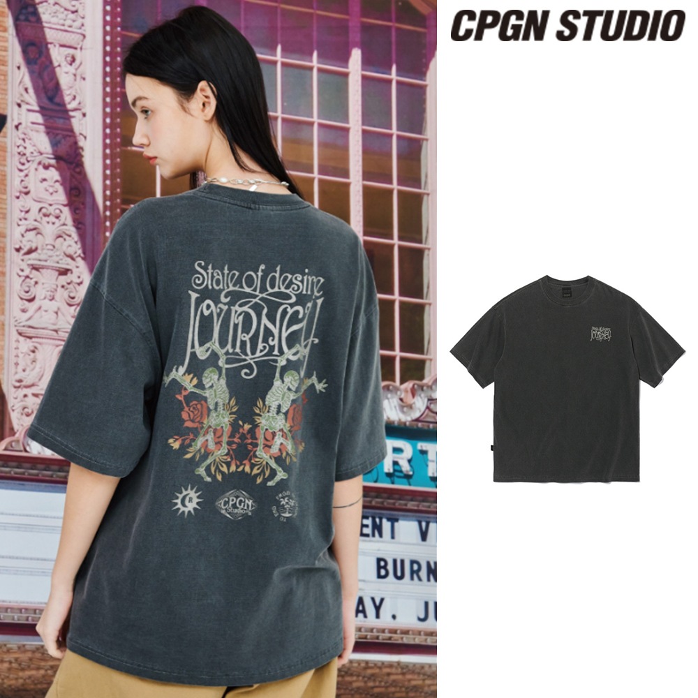 【CPGN STUDIO】Skeleton Pigment Short Sleeve T-shirt CPGN STUDIO】 Skeleton Pigment Short Sleeve T-shirt Tシャツ