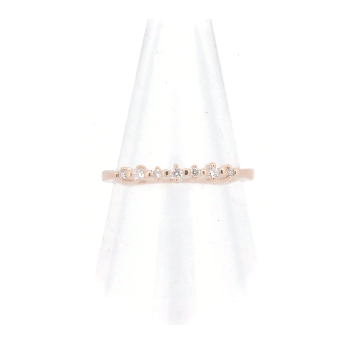 ダイヤモンド リング 指輪 1号 ピンキーリング 指輪 K10PG(10金 ピンクゴールド) 質屋出品