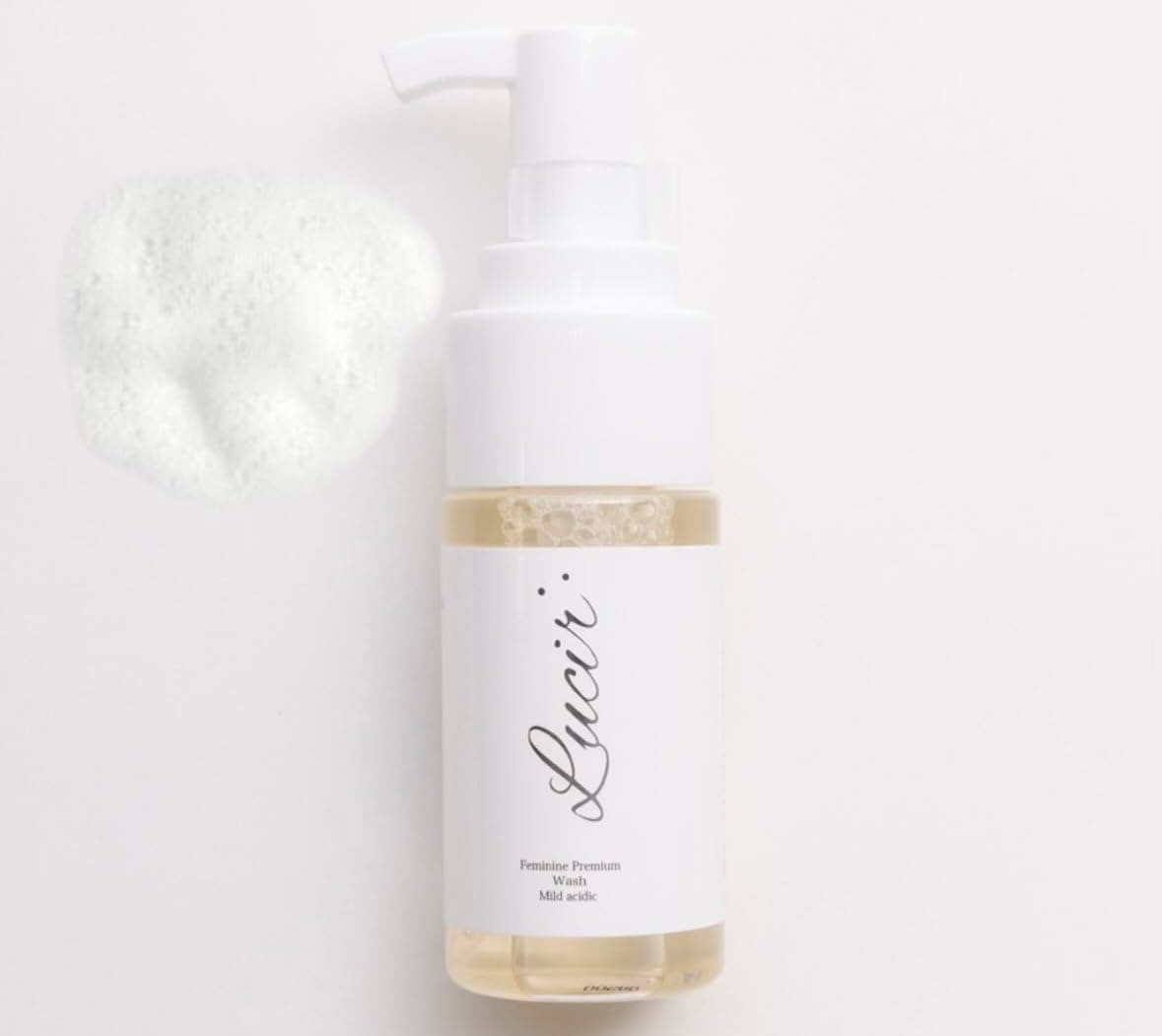 LucirFemcare デリケートゾーン用ウォッシュ 泡ソープ 産道内乳酸菌エキス配合 100ml 無香料 弱酸性 敏感肌 ニオイ 黒ずみケア 保湿 フェムケア