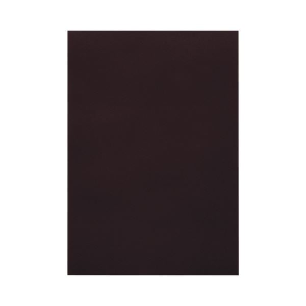 まとめ) TANOSEE 色画用紙 八つ切 くろ 1パック（10枚） (×50セット) 画材