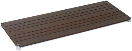 ドウシシャ ルミナス ラック スチールラックパーツ ウッドシェルフ 木製棚板 ポール径25mm 幅121.5×奥行46cm LWS1245VGY スリーブ無し 棚板のみ スチールフレーム 木目調...