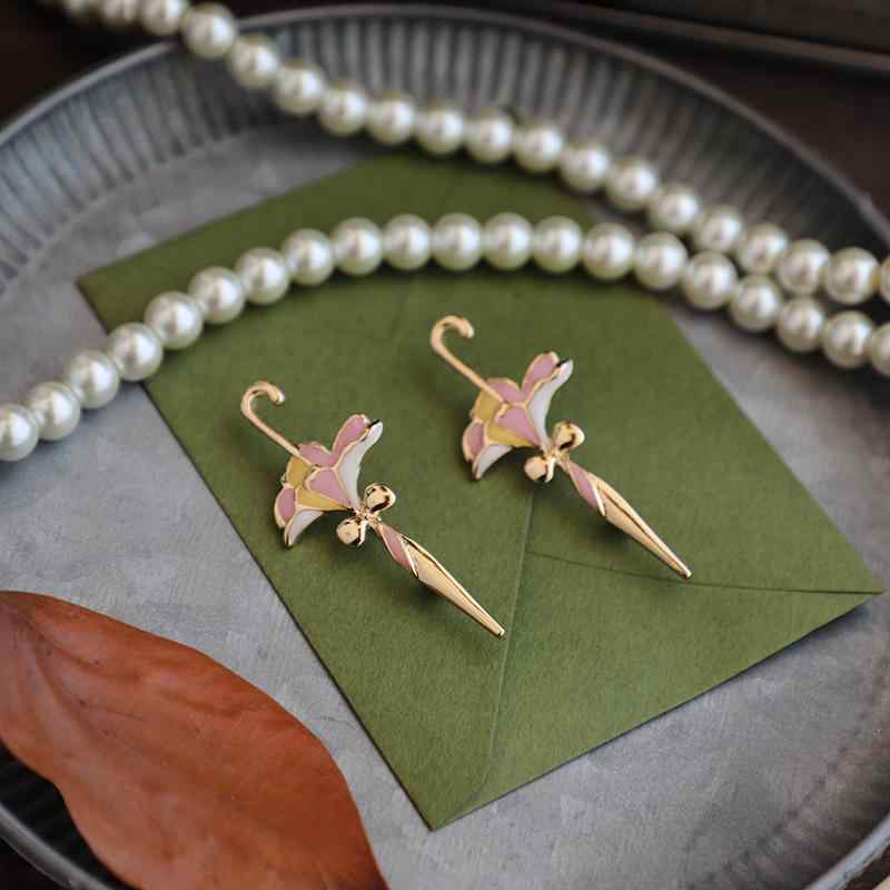 ブローチ おしゃれ 大人 かわいい 自分 傘 小さい さわやか ピンク 韓国 襟ピン ボタン セーター シャツ 装飾 アクセサリー ファッション 5,321円