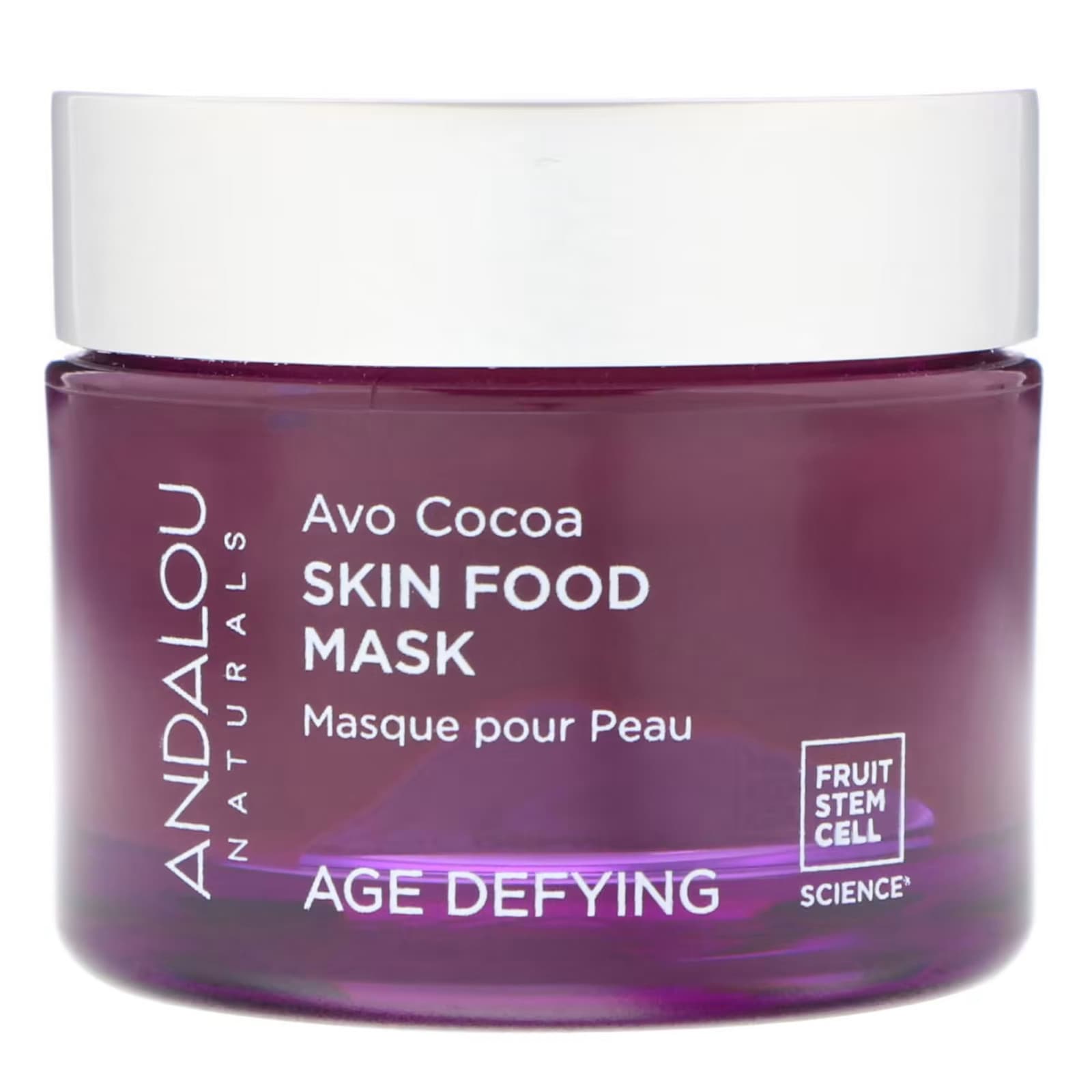 Andalou Naturals スキンフードマスク アボココア(保湿成分) 年齢に応じたエイジングケア 50g(1.7オンス)