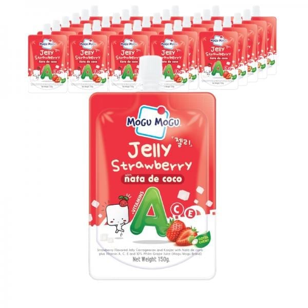 モグモグ 絞って食べる ウォーターゼリー イチゴ味 36p 모구모구 짜먹는 워터젤리 딸기맛 36p 5,399円