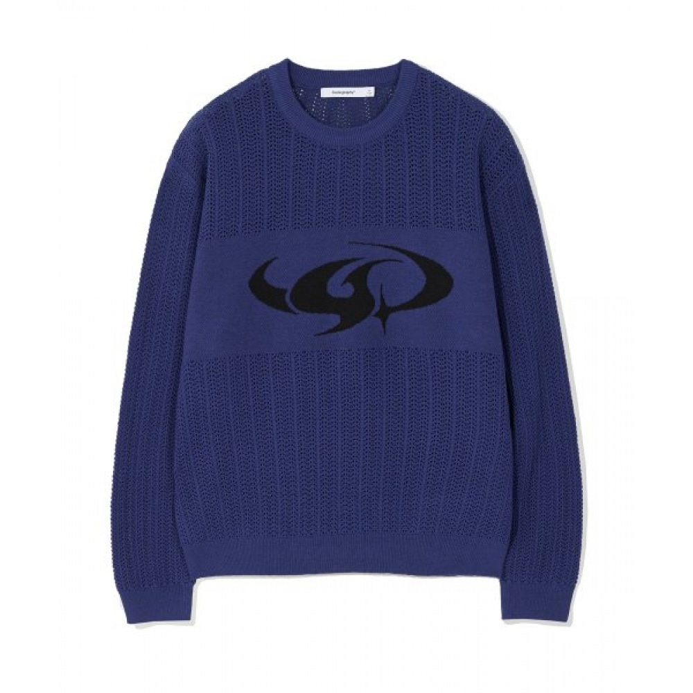 CODEGRAPHY ARCロゴメッシュニット_ネイビー 5,808円