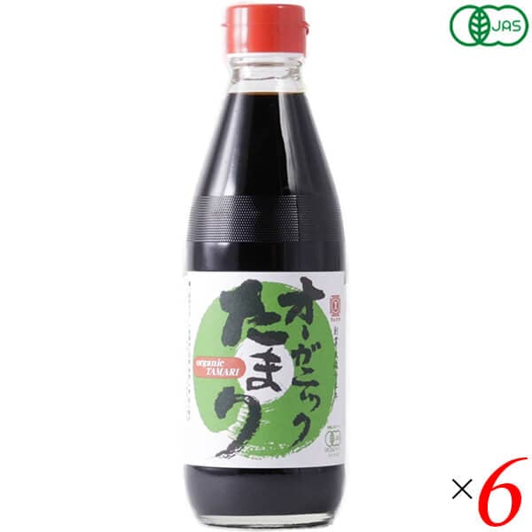 丸又商店 オーガニックたまり醤油 360ml 6本セット