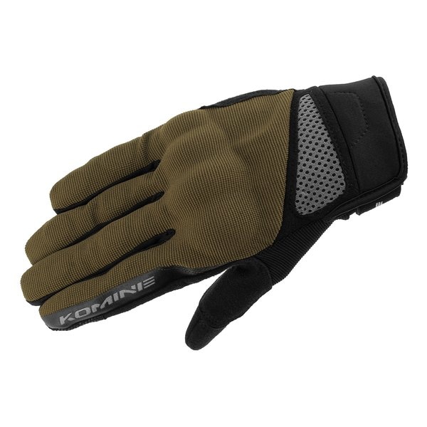 バイク用 GK-1633 3D プロテクトメッシュグローブ オリーブ Lサイズ GK-1633/OLIVE/L