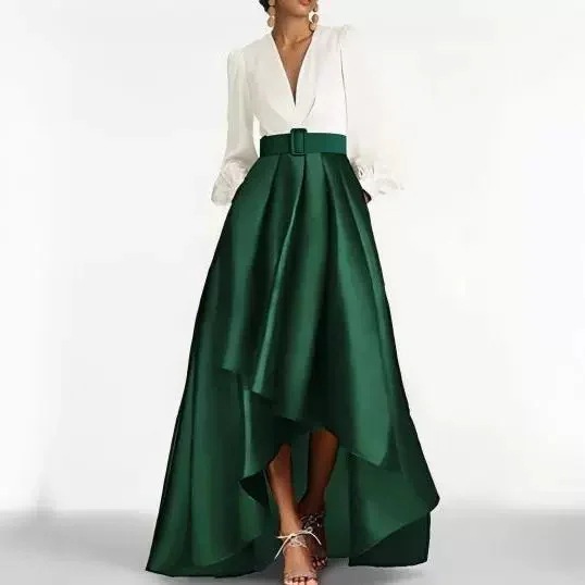 レディー ワンピース夏フォーマルドレス パーティードレスマキシワンピースプリント お呼ばれ 着痩せ 通勤 OL 仕事 発表会 20代 30代 40代