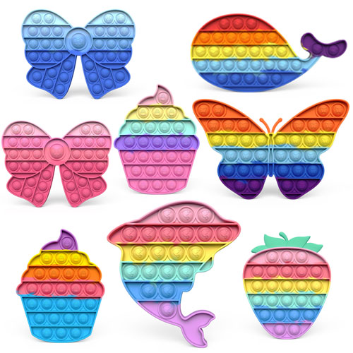 ついに入荷 ストレス解消 グッズ プッシュポップポップバブル感覚フィジェットおもちゃポップイットフィ