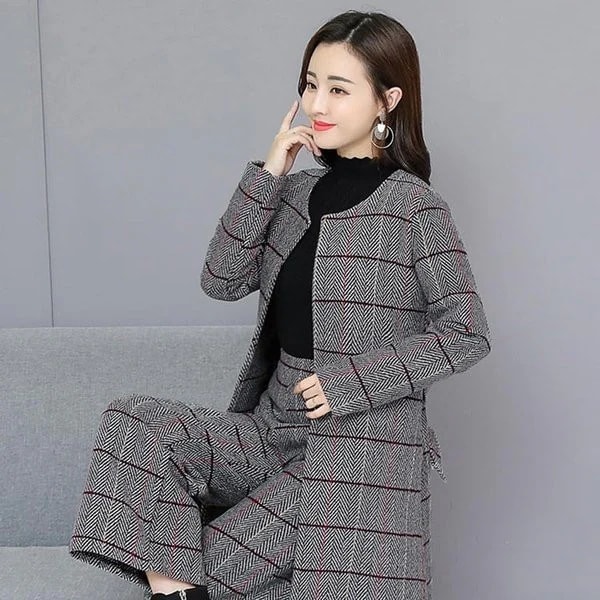 品大人気セットアップ２点セット上下セットフォーマルスーツレディースパンツスーツスーツパンツコートチェック柄ロングパンツセレモニースーツ