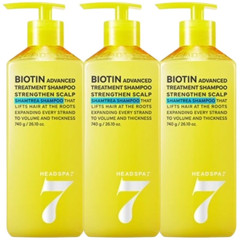 バイオチン アドバンスト 脱毛症状緩和 機能性 ヘアトリートメントシャンプー 740g 3個