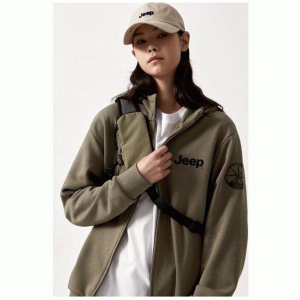 JEEP 男女兼用 コンパス スモールロゴ フード付きジップアップ_1_A JP1TZU013_1