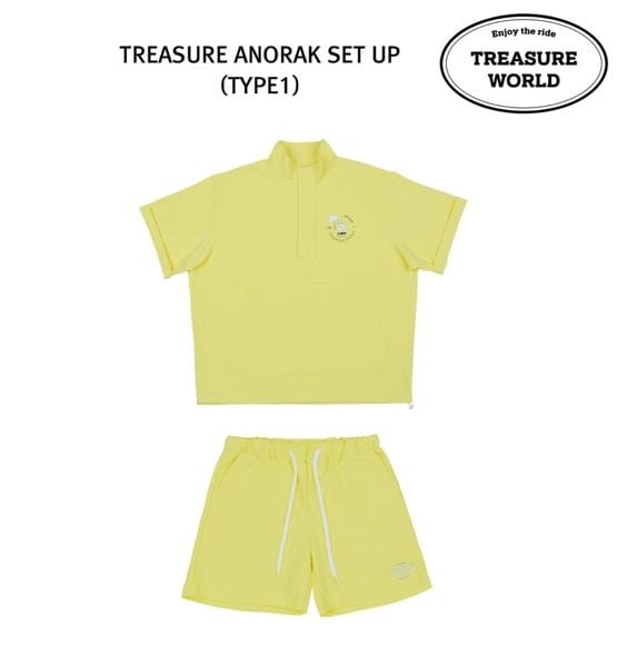 【TREASURE】 - [WORLD] Anorak Set Up (Type 1_ Yellow) / SIZE M/L