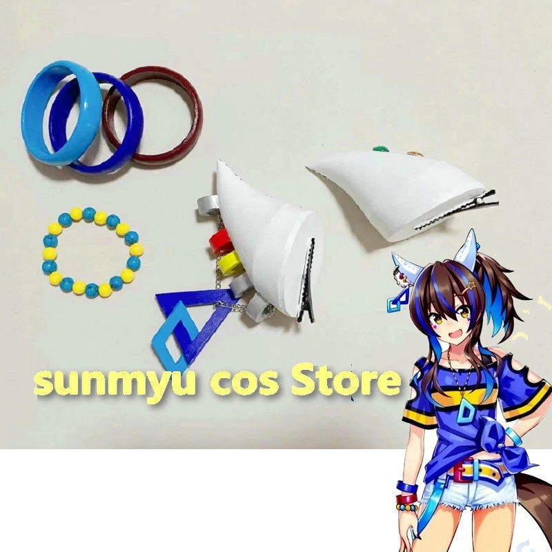 ウマ娘 プリティーダービー ダイタクヘリオス 頭飾り ブレスレット コスプレ道具　アクセサリー
