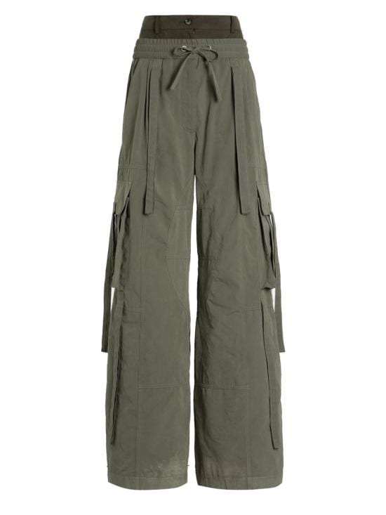 DOLCE & GABBANA Women Straight Pants FTDGXT HUMS8N3644 GREEN
