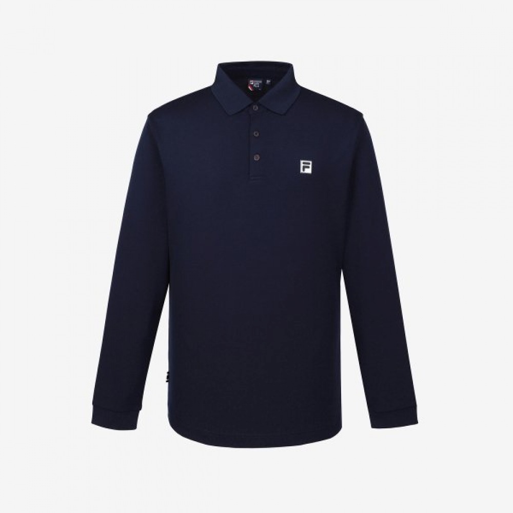FILA テニス ピケ 長袖Tシャツ