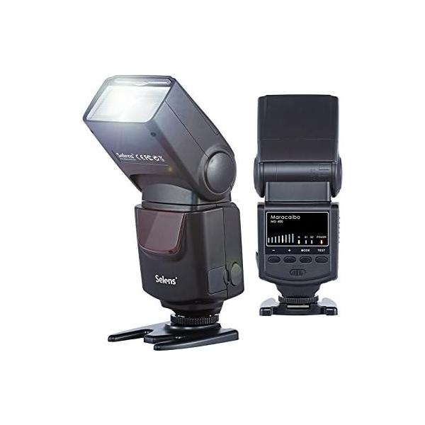 【中古】Selens フラッシュストロボ スピードライト　CanonNikonOlympusPentaxなどなどに対応 カメラ/一眼レンズカメラ　MD-400