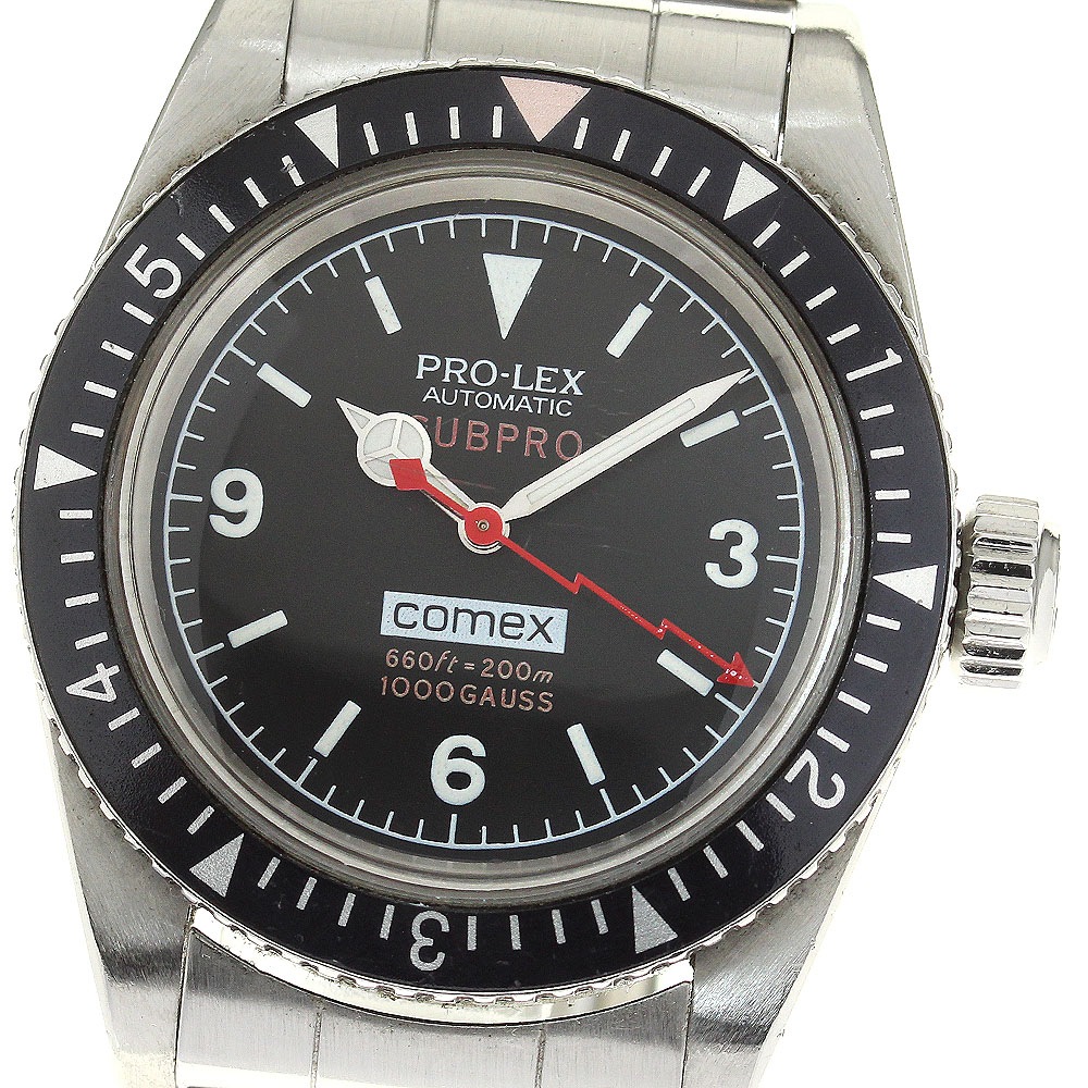 プロレックス PRO-LEX サブプロ コメックス Wネーム 自動巻き メンズ _821244【中古】