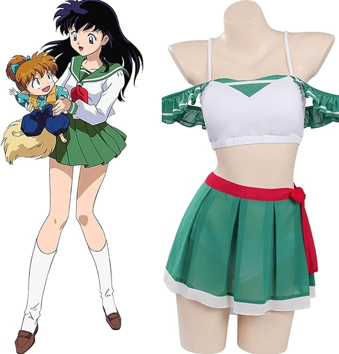 新作入荷犬夜叉 日暮かごめ 風 水着 夏服 日常服 可愛い 快適 柔らかい イベント パーティー ハロウィン クリスマス 文化祭