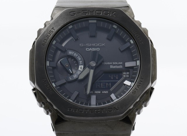 カシオ 腕時計 G-SHOCK FULL METAL 2100シリーズ SS GM-B2100BD-1AJF ソーラー アナデジ ブラック メンズ時計 メンズウォッチ 高級【本物保証】