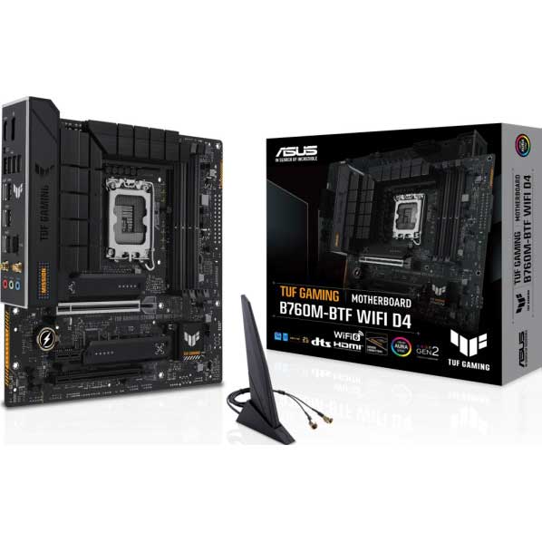 ASUS（エイスース） Intel B760 チップセット搭載 micro-ATXマザーボード 「TUF GAMING B760M-BTF WIFI D4」 GAMINGB760MBTFWIFID4