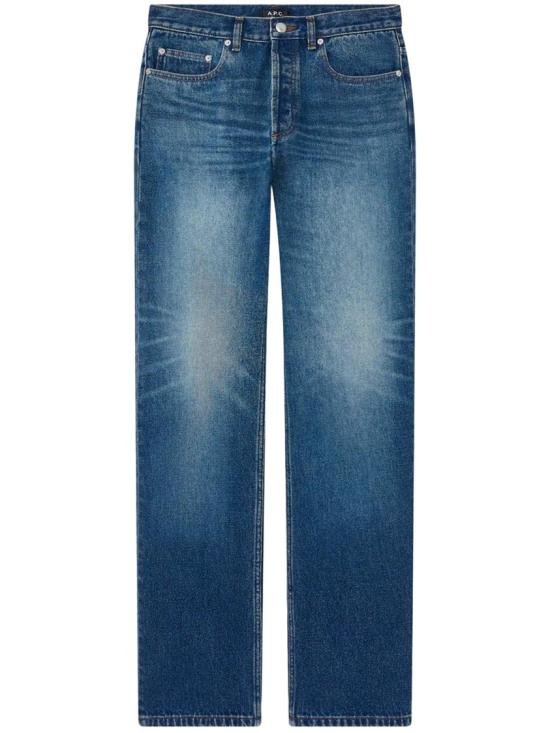 A.P.C. Men Denims COHAD H09010IAL WASHED INDIGO Blue