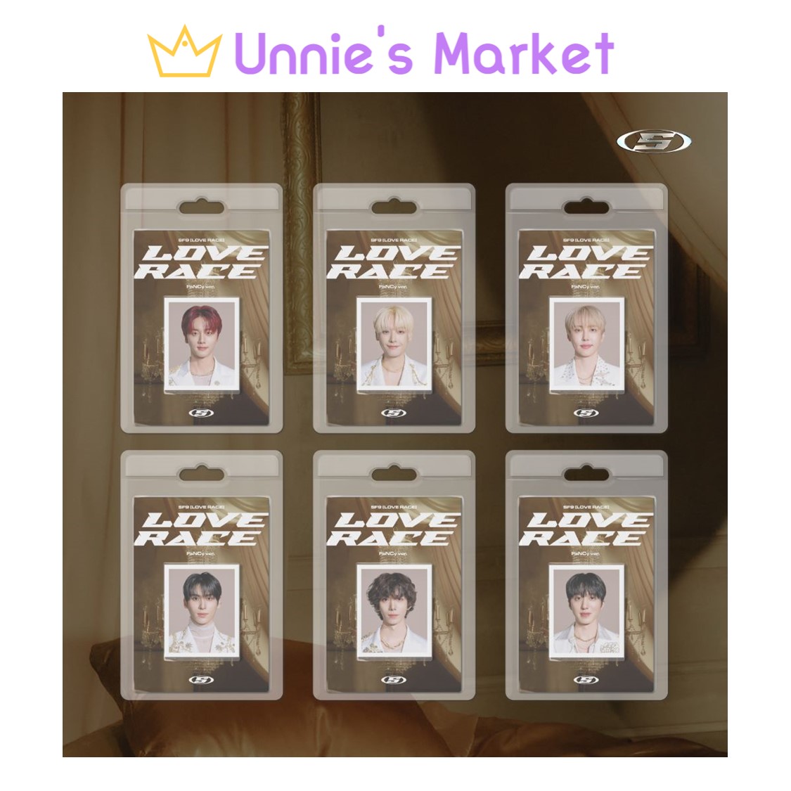 [SET] SF9 - LOVE RACE FaNCy Ver. The 15th Mini Album + Fan-made Photocard 1EA