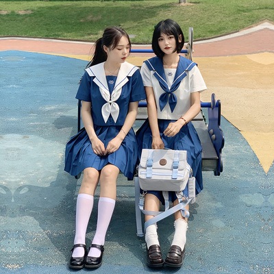 清綾高山川オリジナルJK制服スーツベー双子服日系正統スカートスーツロングスカート