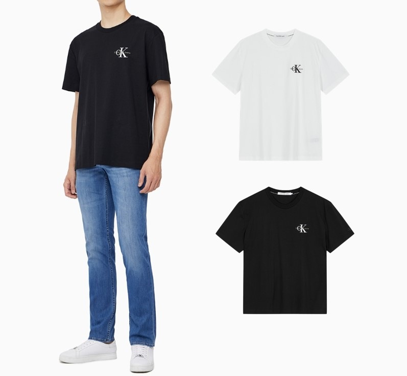 Mens Relaxed Fit Logo T-Shirt(J325510)