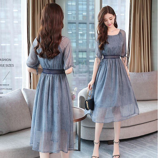 細身 韓国風 お嬢様 結婚式 発表会 パーティー S/M/L/ 20代30代40代 切替 レディース