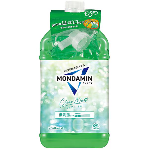 （まとめ買い）モンダミン マウスウォッシュ クリアミント 洗口液 口臭予防 3L 247414 [x3]