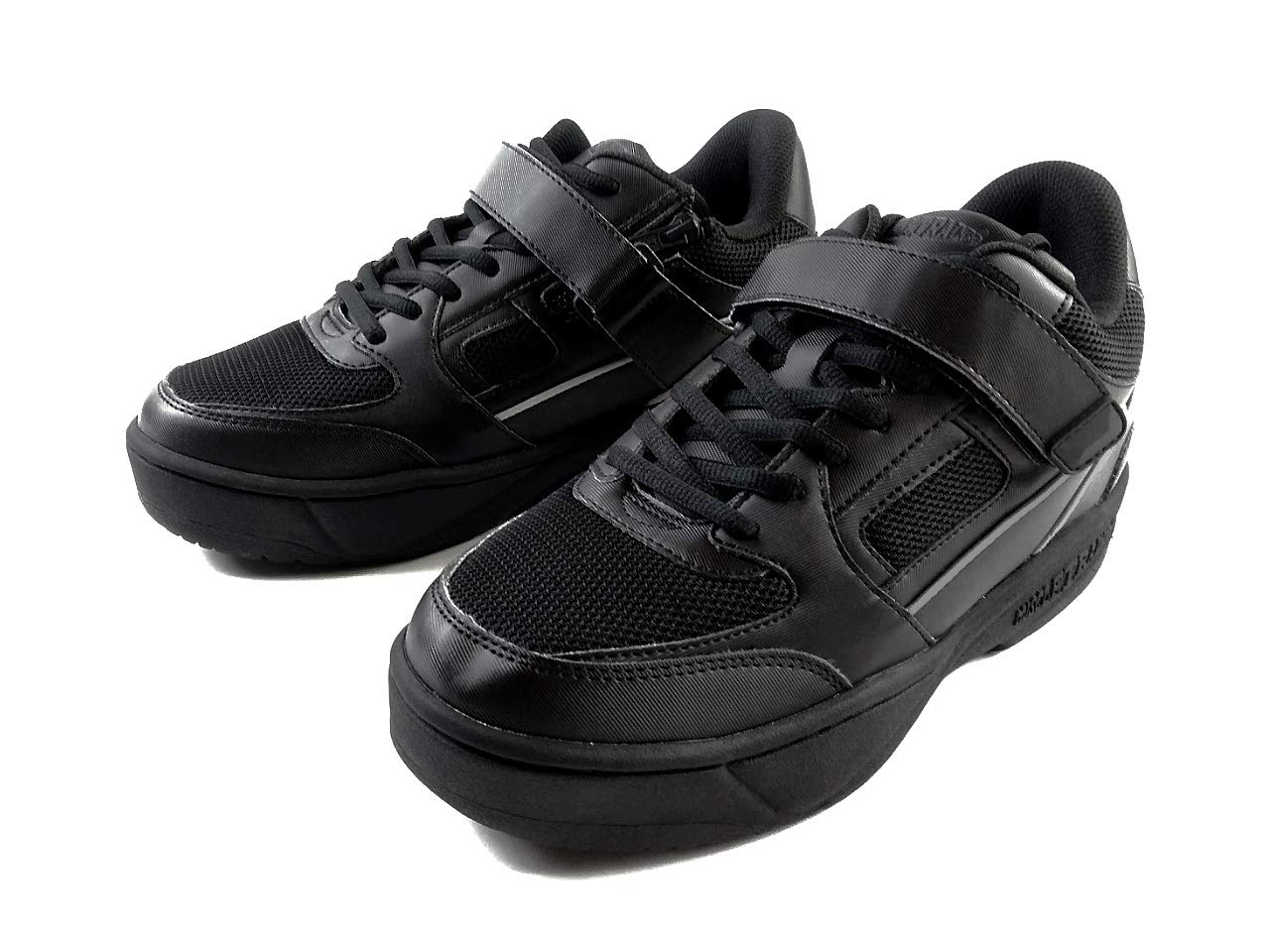 [MUSCLETRAINER] マッスルトレーナー ウォーキング メンズ シューズ ブラック 片足1.4kg 重い スニーカー トレーニング 筋トレ ダイエット